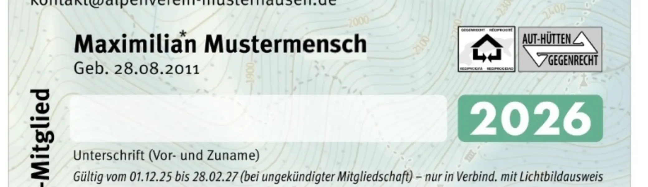 musterausweis | © dav