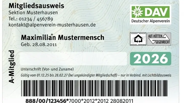 musterausweis | © dav