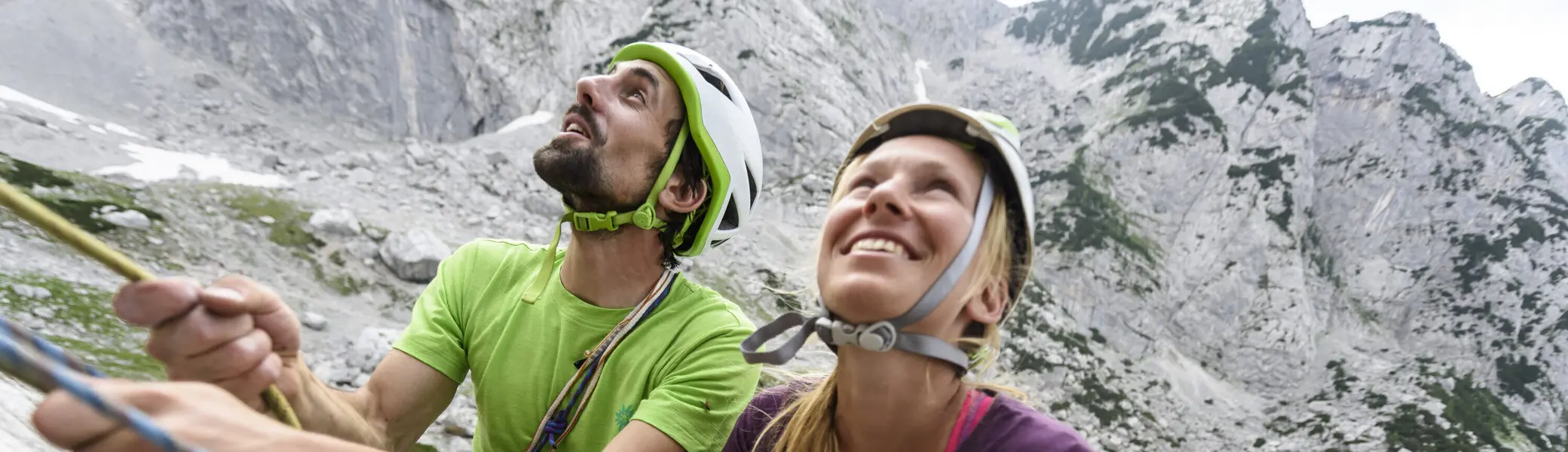 Outdoor-Klettern am Fels | © DAV/Wolfgang Ehn