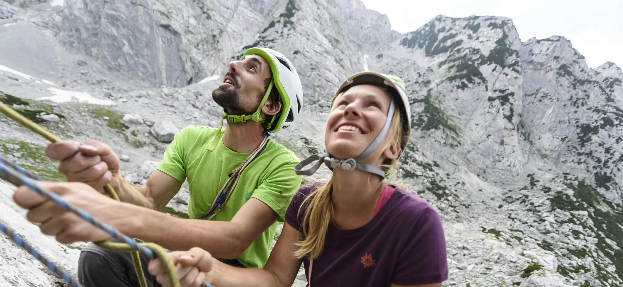 Outdoor-Klettern am Fels | © DAV/Wolfgang Ehn