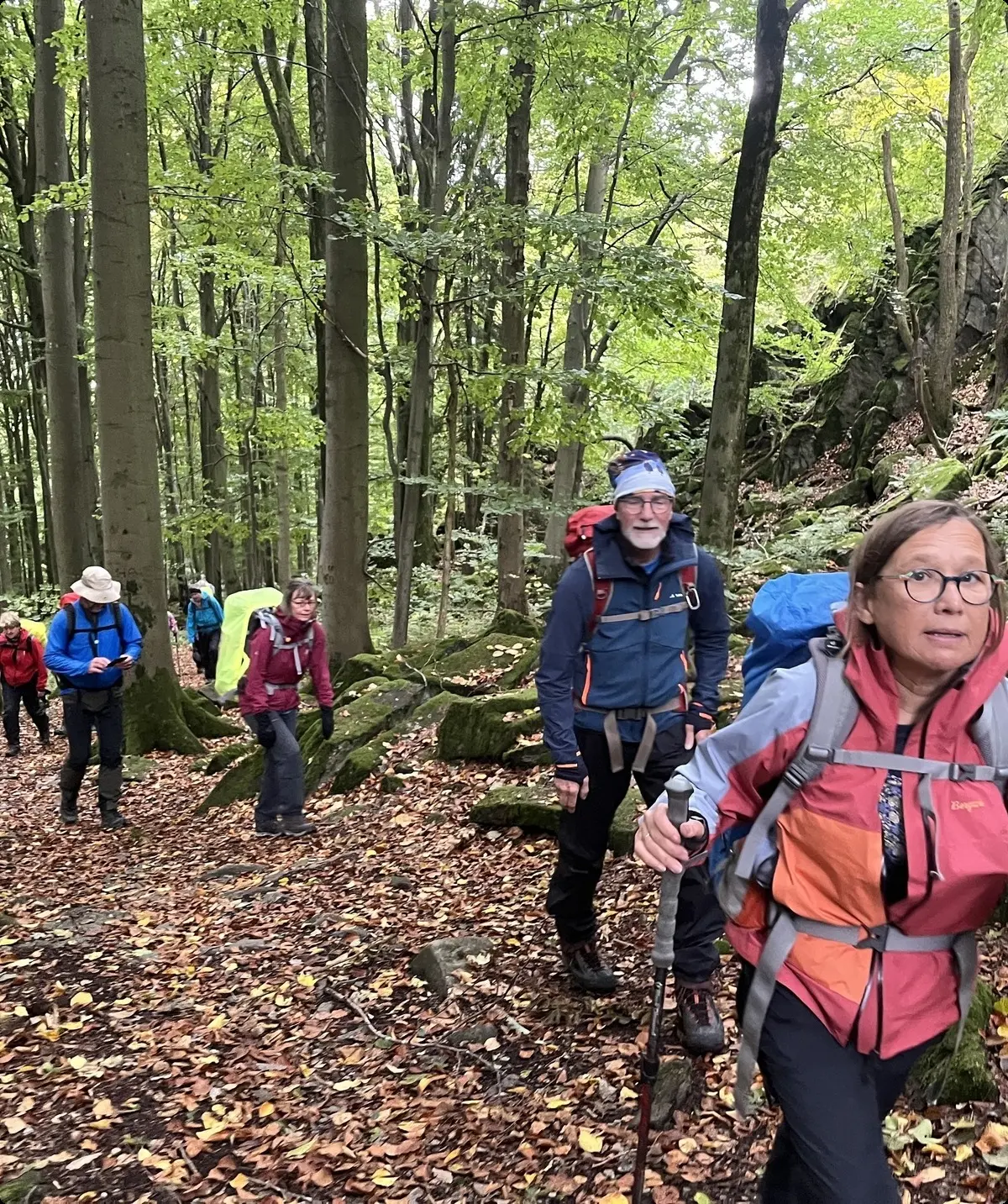 An den Steinwänden in der Rhön | © Astrid Kleemann