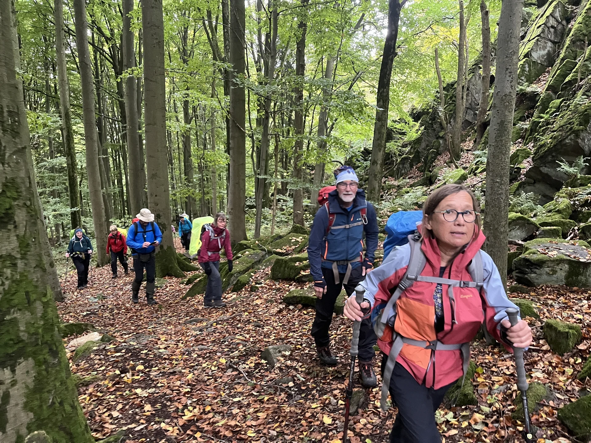 An den Steinwänden in der Rhön | © Astrid Kleemann