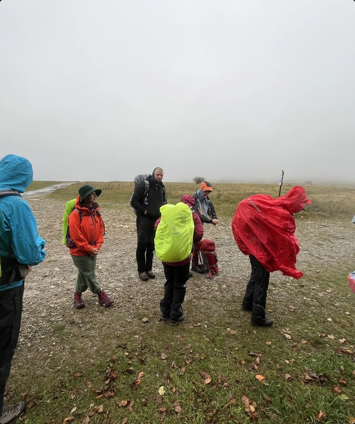 Auf der Wasserkuppe bei Regen | © Astrid Kleemann
