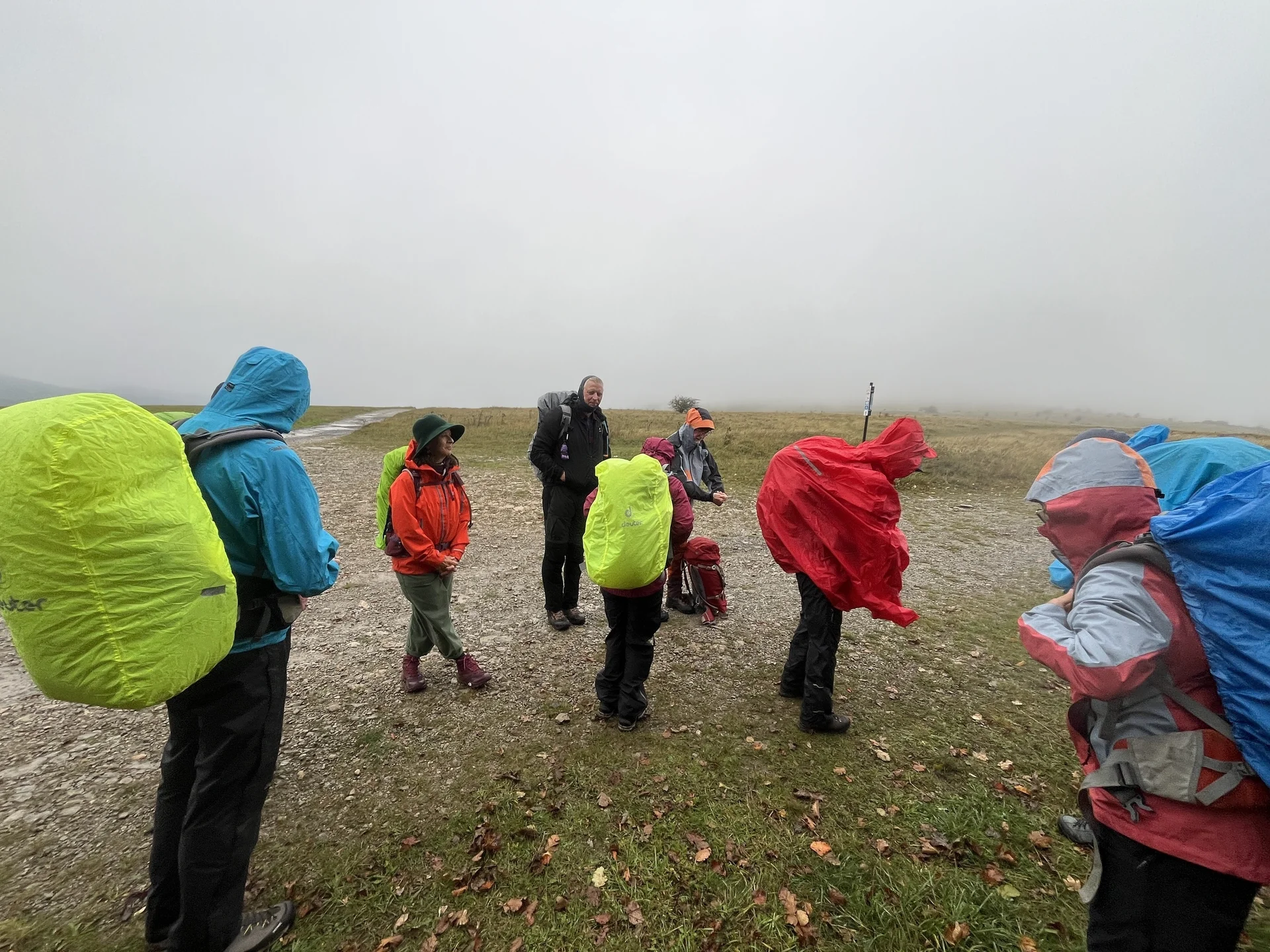 Auf der Wasserkuppe bei Regen | © Astrid Kleemann