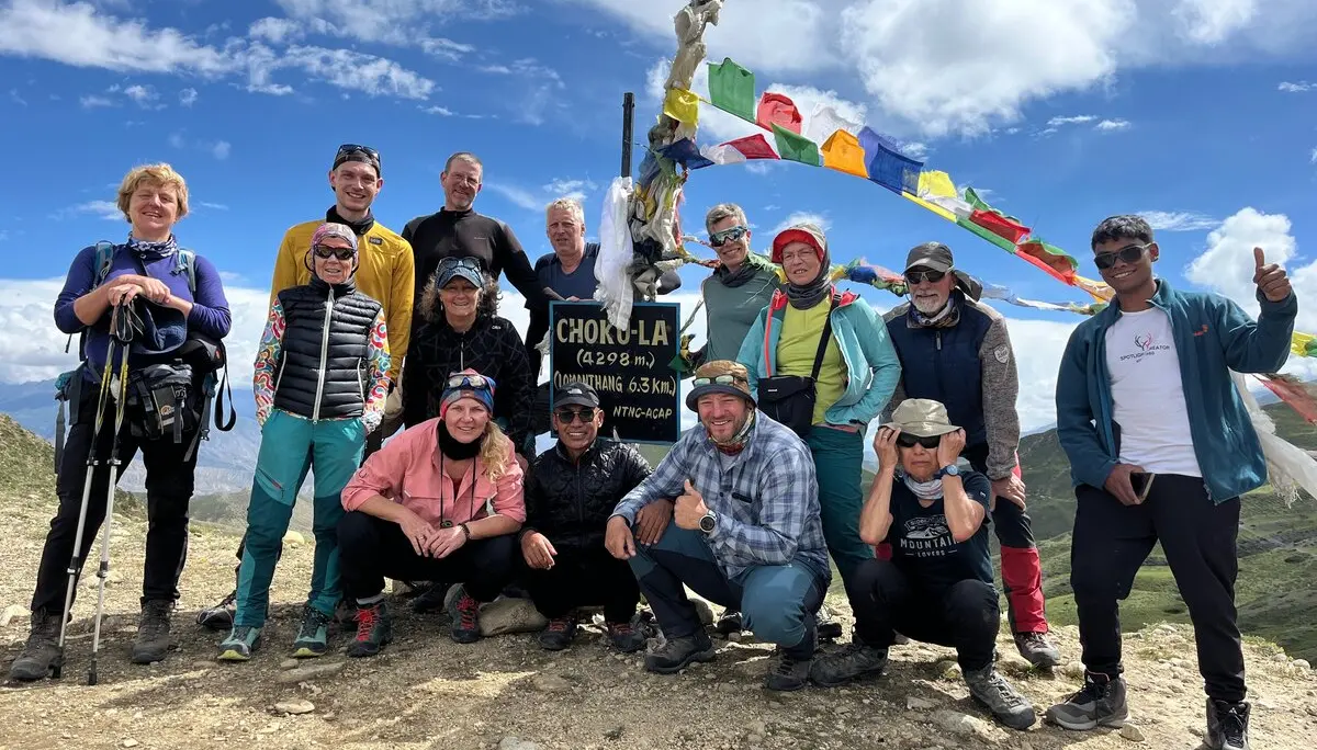 Choku-La Pass mit Gruppe | © Astrid Kleemann