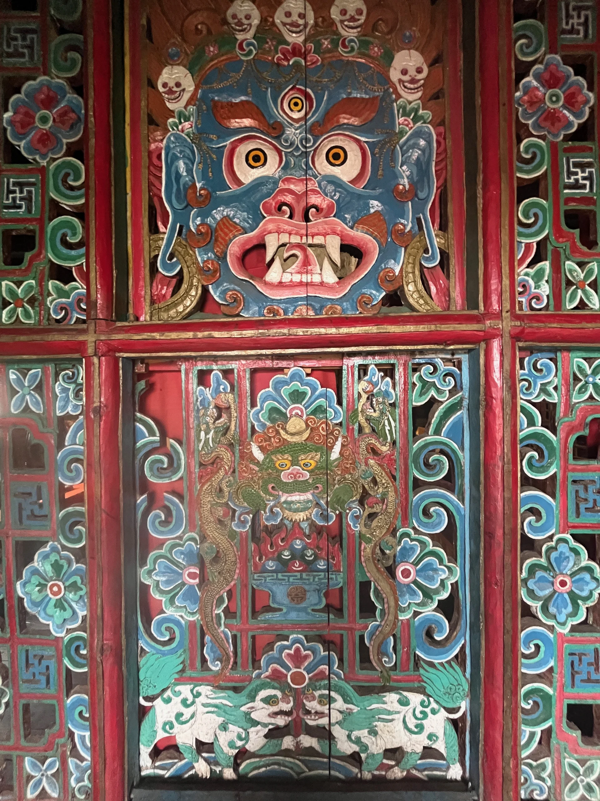 Malerei am Tempel | © Astrid Kleemann