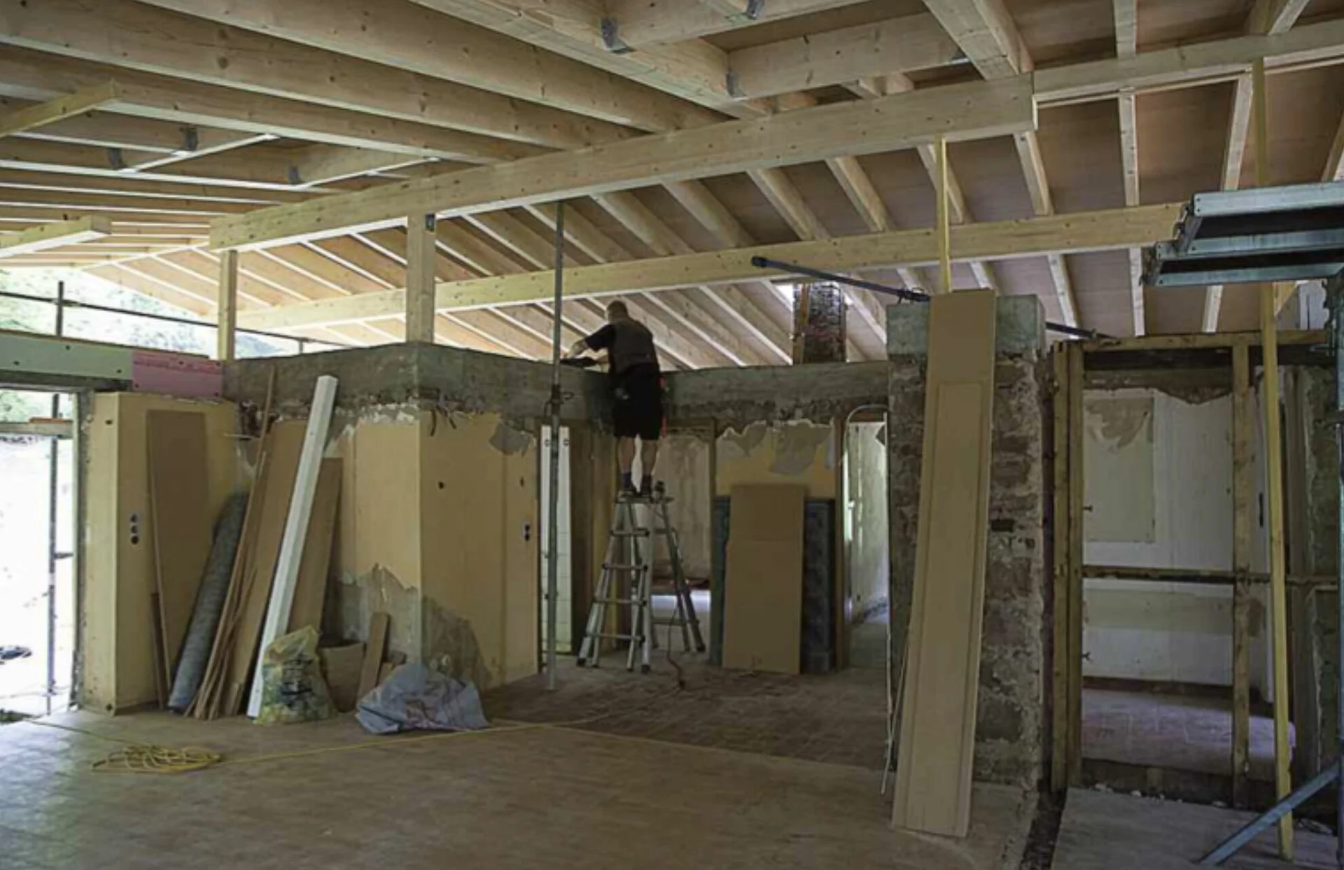 neues Dach für das Heubachhaus | © Archiv Sektion