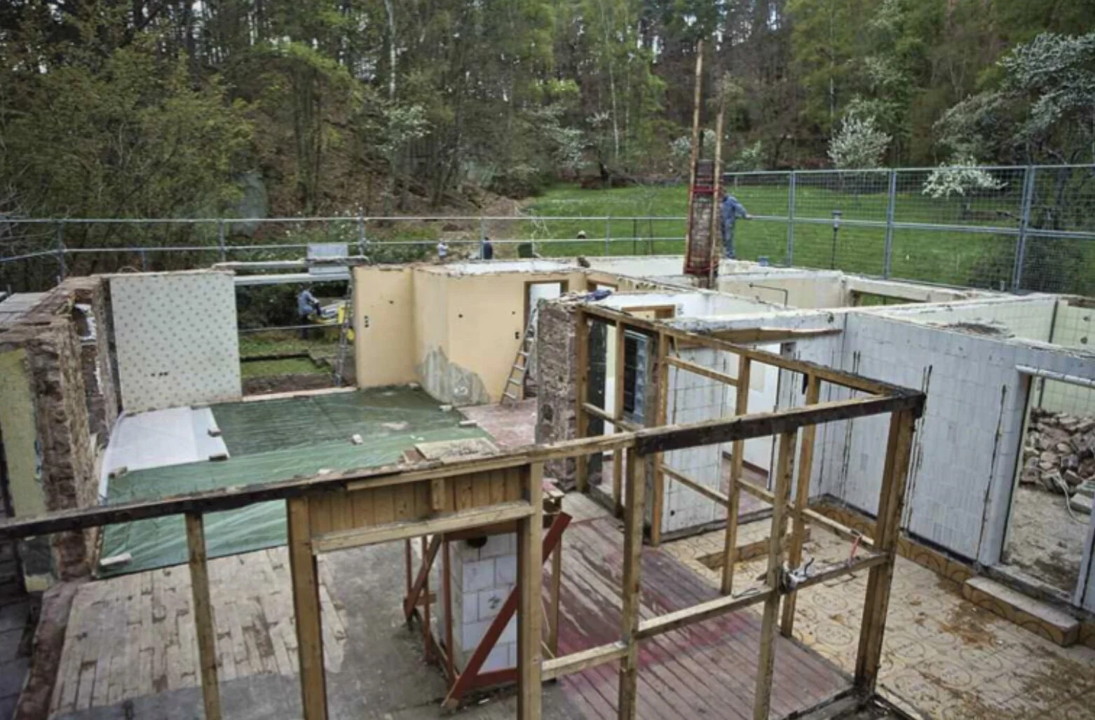 noch viel Arbeit | © Archiv Sektion