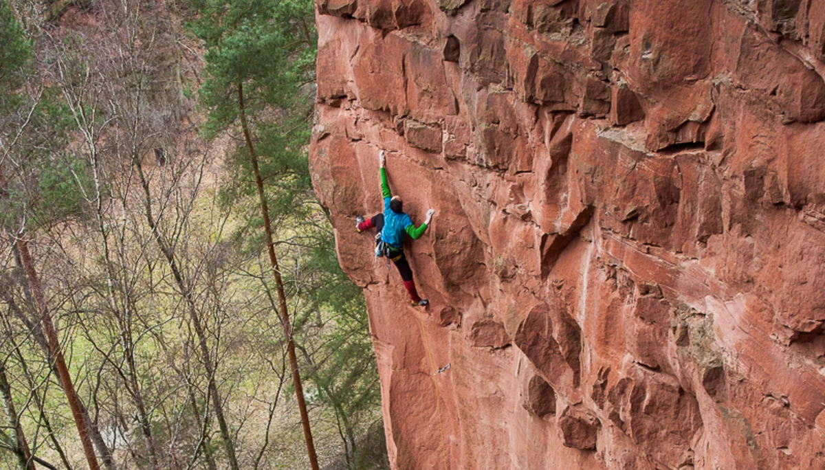 klettern in Heubach  | © Helge Kramberger