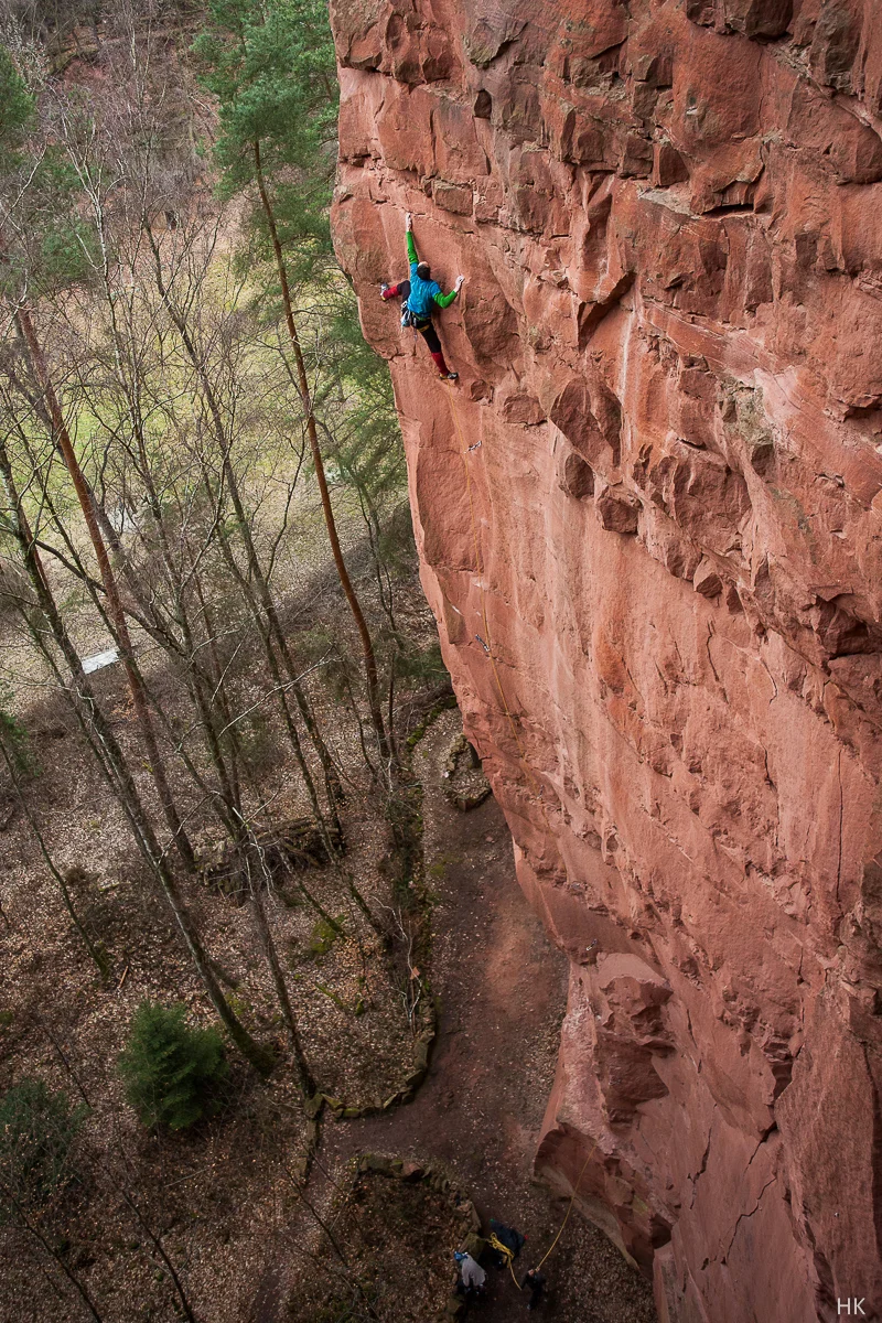 klettern in Heubach  | © Helge Kramberger