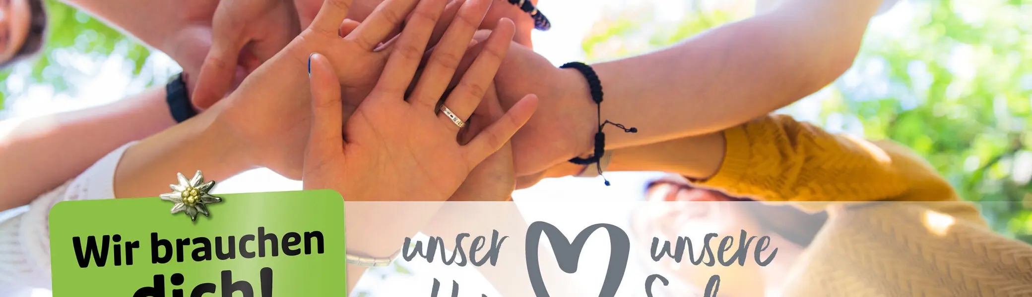 Kampagnenmotiv: Ehrenamtliche Unterstützung beim DAV - Imagefoto | © DAV