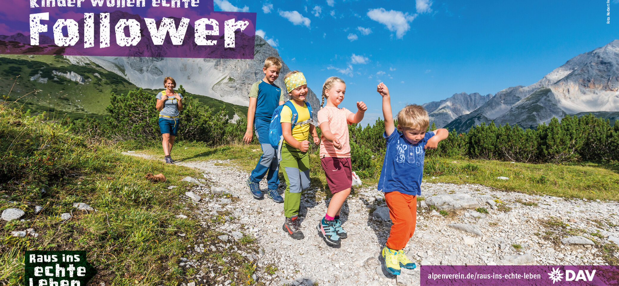 Raus ins echte Leben im Sommer | © DAV / Norbert Freudenthaler